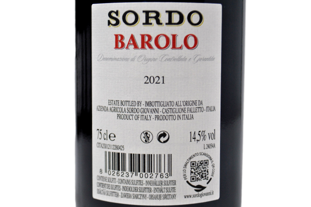 BAROLO DOCG 2021 - SORDO