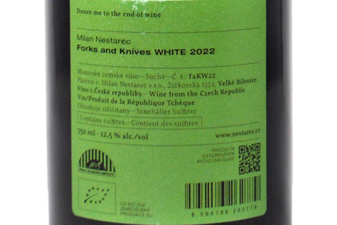 VINO BIANCO "FORKS AND KNIVES" 2022 - MILAN NESTAREC
