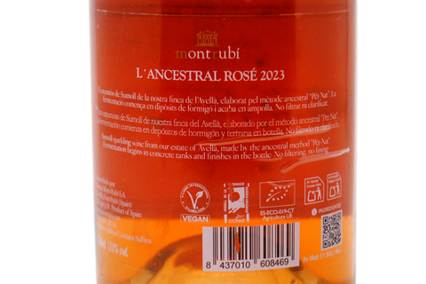 METODO ANCESTRALE ROSE' "L'ANCESTRAL" 2023 - MONTRUBÍ