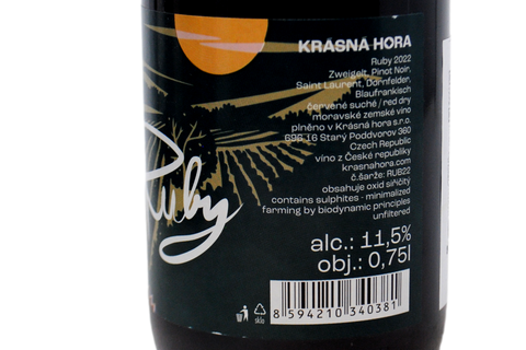 REPUBBLICA CECA PINOT NERO "RUBY" 2022 - KRASNA HORA WINERY