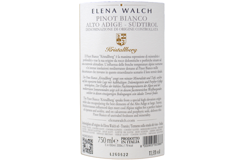 ALTO ADIGE - SÜDTIROL DOC PINOT BIANCO "KRISTALLBERG" 2024 - ELENA WALCH