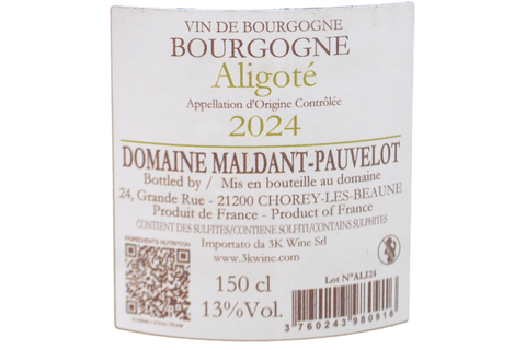 BOURGOGNE ALIGOTÉ 2024 MAGNUM - DOMAINE MALDANT PAUVELOT