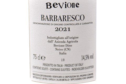 BARBARESCO DOCG 2021 - DINO BEVIONE