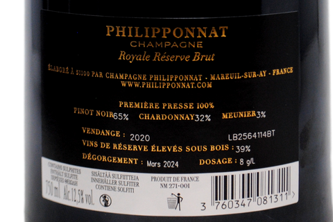 CHAMPAGNE BRUT "ROYALE RÉSERVE" ASTUCCIATO - PHILIPPONNAT