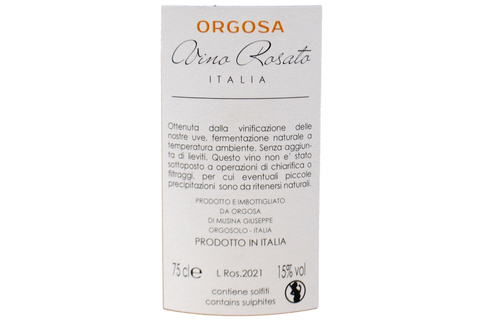 VINO ROSATO 2021 - ORGOSA