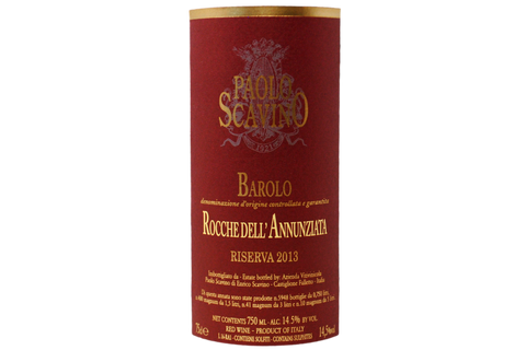 BAROLO DOCG "RISERVA ROCCHE ANNUNZIATA" RISERVA 2013 - PAOLO SCAVINO