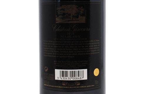 MARGAUX 3ème GRAND CRU CLASSE 2018 - CHATEAU GISCORS