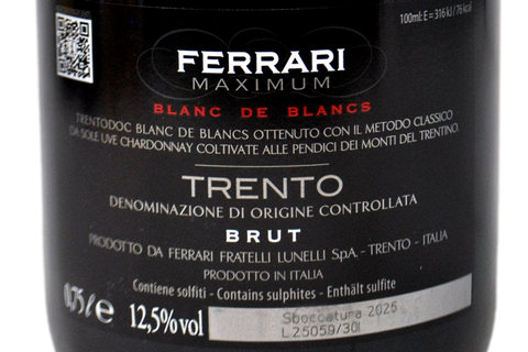 TRENTO DOC BRUT BLANC DE BLANCS "MAXIMUM" - FERRARI