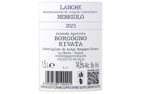 LANGHE NEBBIOLO DOC 2023 MAGNUM LIMITED EDITION "ARTIST LABEL" (300 MAGNUM PRODOTTI) - BORGOGNO RIVATA