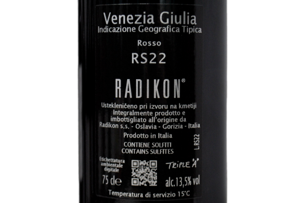 VENEZIA GIULIA ROSSO IGT "RS22" 2022 - RADIKON