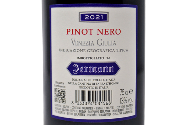 PINOT NERO VENEZIA GIULIA IGT "RED ANGEL ON THE MOONLIGHT" 2021 - JERMAN