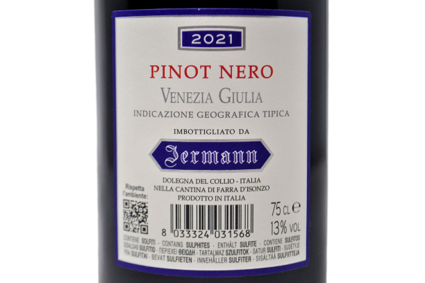 PINOT NERO VENEZIA GIULIA IGT "RED ANGEL ON THE MOONLIGHT" 2021 - JERMAN