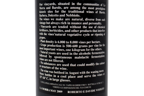 LANGHE NEBBIOLO DOC "DISANFRANCESCO" 2022 - ROBERTO VOERZIO