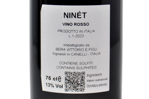 NEBBIOLO "NINÉT" 2023 - BERA VITTORIO E FIGLI