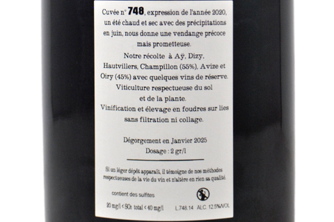CHAMPAGNE EXTRA BRUT "CUVEE' 748" MAGNUM - JACQUESSON