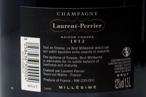 CHAMPAGNE BRUT MILLÉSIMÉ 2004 "RAREMENT MILLÉSIMÉ" MAGNUM CASSA LEGNO - LAURENT PERRIER