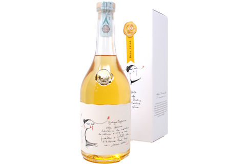 GRAPPA PAGLIERINA "DELLA DONNA SELVATICA CHE SCAVALICA LE COLLINE A UNA A UNA" IN ASTUCCIO - DISTILLERIA LEVI SERAFINO