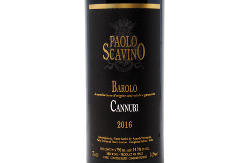 BAROLO DOCG "CANNUBI" 2016 - PAOLO SCAVINO
