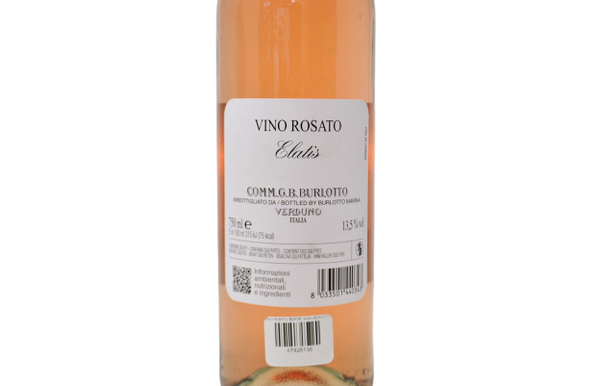 VINO ROSATO "ELATIS" 2024 - BURLOTTO