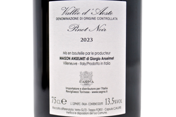 VALLEE D'AOSTE PINOT NOIR DOC "TRADITION" 2023 - ANSELMET