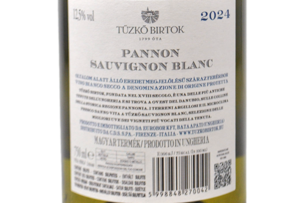 PANNON SAUVIGNON BLANC 2024 - TUZKO, ANTINORI