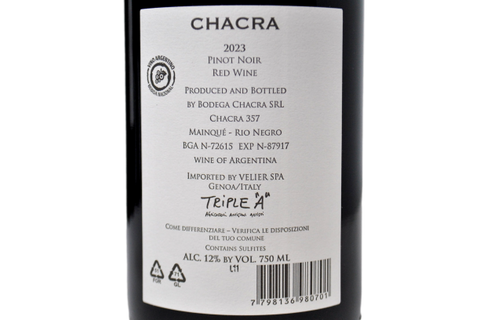 PINOT NOIR "CINCUENTA Y CINCO" 2023 - BODEGA CHACRA