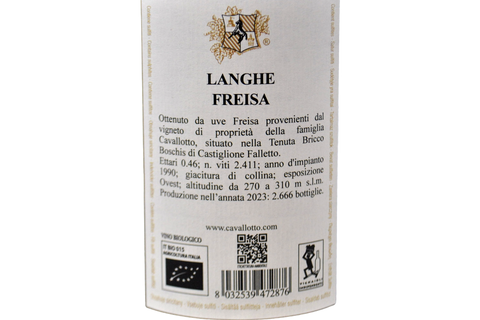 LANGHE FREISA DOC 2023 - CAVALLOTTO