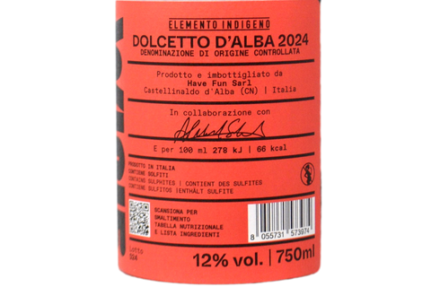 DOLCETTO D'ALBA DOC "WINE IS - HAVE FUN" 2024 - ALESSANDRO SALVANO