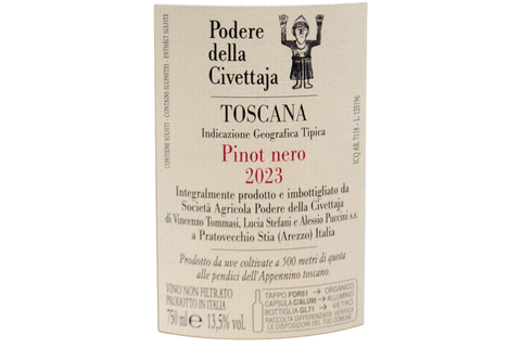 TOSCANA IGT PINOT NERO 2023 - PODERE DELLA CIVETTAJA