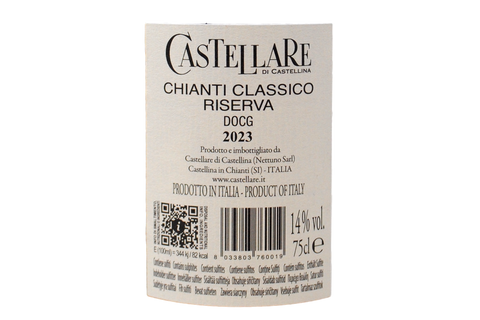 CHIANTI CLASSICO DOCG RISERVA 2023 - CASTELLARE DI CASTELLINA