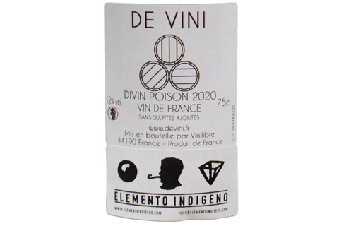 VIN DE FRANCE BLANC MELON DE BOURGOGNE "DIVIN POISON" 2020 - VINILIBRE