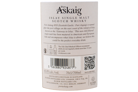 ISLAY SINGLE MALT SCOTCH WHISKY 8 YEARS OLD - PORT ASKAIG