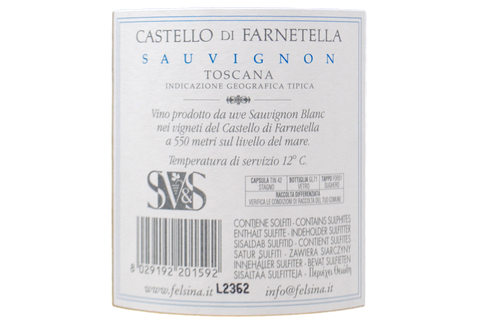 TOSCANA IGT SAUVIGNON BLANC 2022 - CASTELLO DI FARNETELLA
