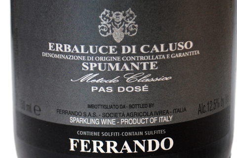 ERBALUCE DI CALUSO DOCG METODO CLASSICO PAS DOSE - FERRANDO