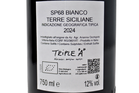 TERRE SICILIANE BIANCO IGT "SP 68" 2024 - ARIANNA OCCHIPINTI
