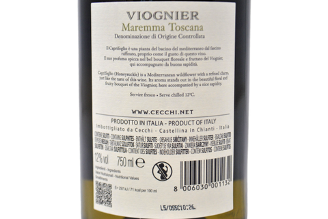 MAREMMA TOSCANA VIOGNIER DOC "CAPRIFOGLIO" 2024 - CECCHI