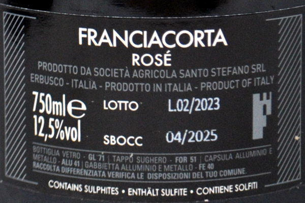 FRANCIACORTA DOCG BRUT ROSE - BARBALONGA