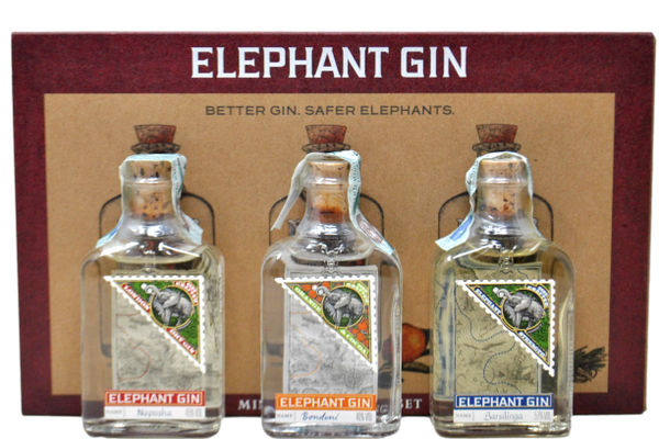 ELEPHANT GIN MINIATURE TASTING SET (3 x 50 mL) - ELEPHANT GIN