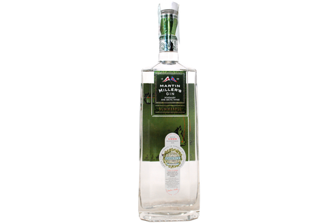 LONDON DRY GIN DISTILLED IN ENGLAND WITH ROSEMARY AND ARTIC THYME "SUMMERFUL" - MARTIN MILLER'S