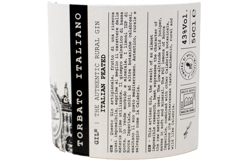 GIN TORBATO ITALIAN PEATED "GIL - THE AUTHENTIC RURAL GIN" - VECCHIO MAGAZZINO DOGANALE