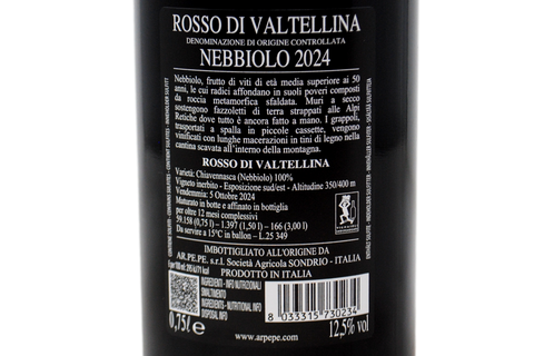 NEBBIOLO ROSSO DELLA VALTELLINA 2024 - ARPEPE