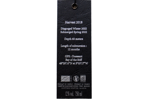 CHAMPAGNE BIO NATURE "CUVÉE ABYSS" 2018 - LECLERC BRIANT