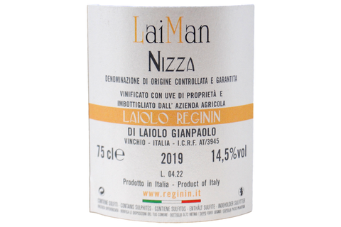 NIZZA DOCG "LAI MAN" 2019 - LAIOLO REGININ
