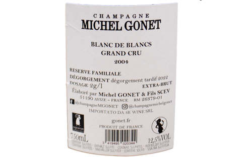 CHAMPAGNE GRAND CRU BLANC DE BLANCS 
