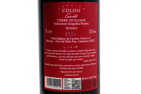 TERRE SICILIANE ROSSO IGP "CARIDDI" 2024 - CANTINE COLOSI