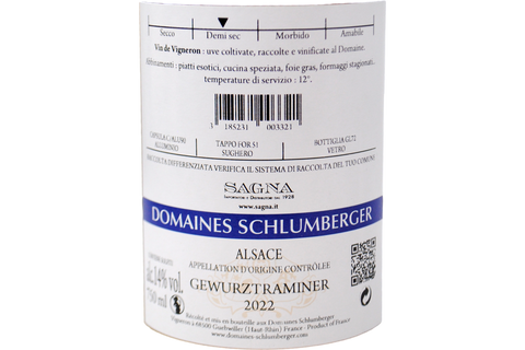 ALSACE GEWURZTRAMINER "LES PRINCES ABBES" 2022 - DOMAINES SCHLUMBERGER