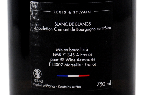 CRÉMANT DE BOURGOGNE BLANC DE BLANCS 2023 - REGIS & SYLVAIN