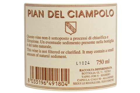 TOSCANA ROSSO IGT "PIAN DEL CIAMPOLO" 2022 - MONTEVERTINE