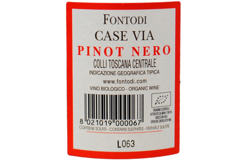 COLLI DELLA TOSCANA CENTRALE PINOT NERO IGT “CASE VIA” 2020 - FONTODI
