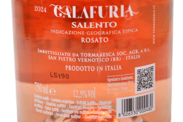 SALENTO IGT "CALAFURIA" 2024 - TORMARESCA